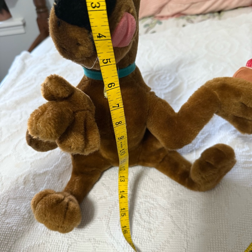 Vintage Scooby Doo Holding Hot Dog Plush Cartoon Network - Picture 5 of 9